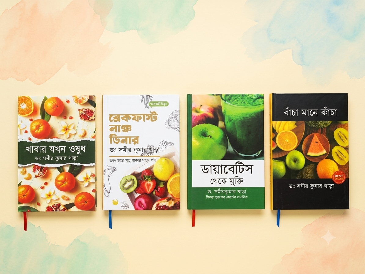 ডঃ সমীর কুমার ধাড়ার বই কম্বো (৩টি বই + বাঁচা মানে কাঁচা ফ্রি)
